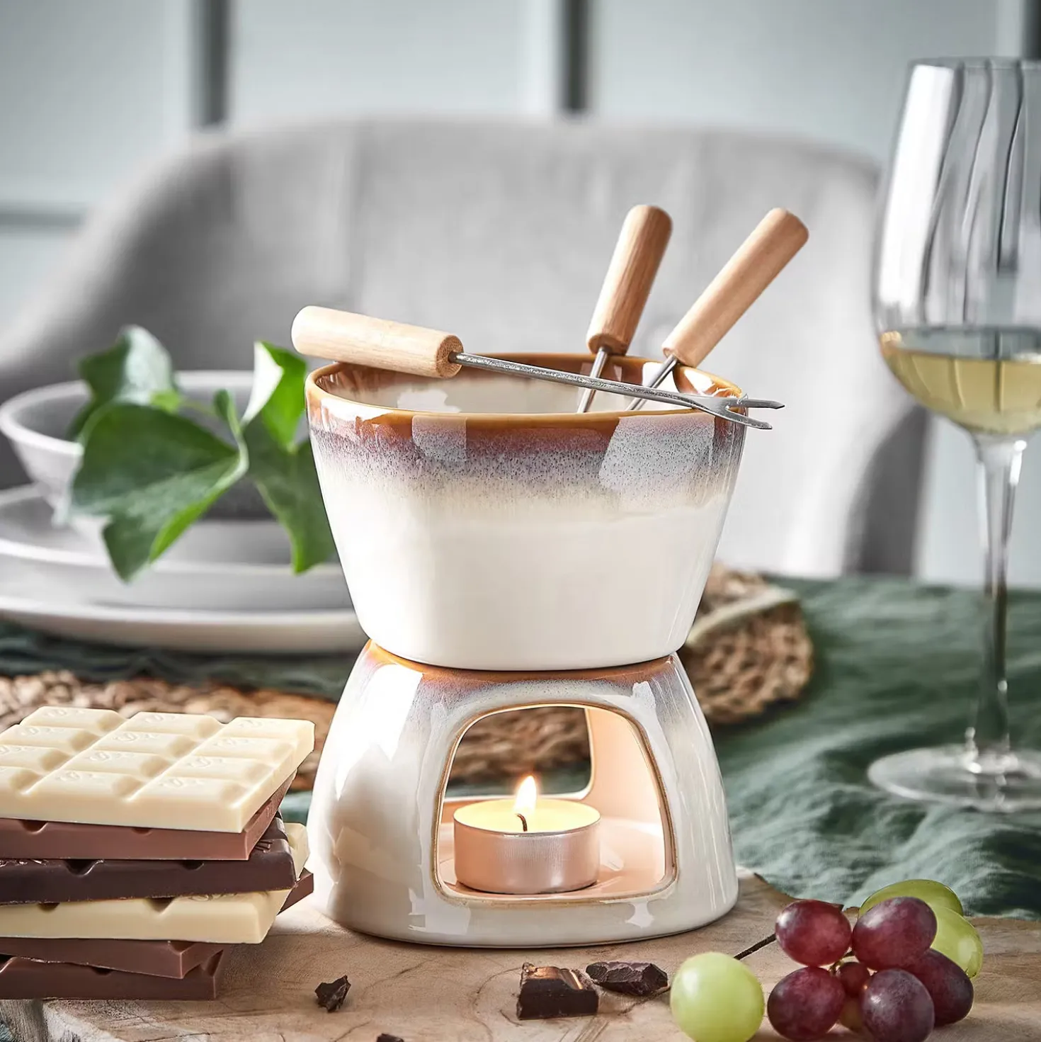 AU CHOCOLAT Mini-Fondue