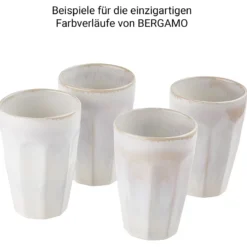 BERGAMO Latte Macchiato Tasse