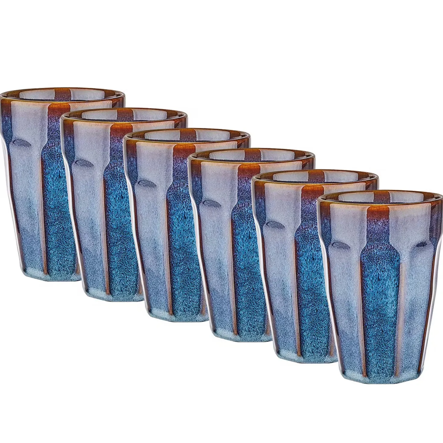 BERGAMO Latte Macchiato Tasse 6er-Set