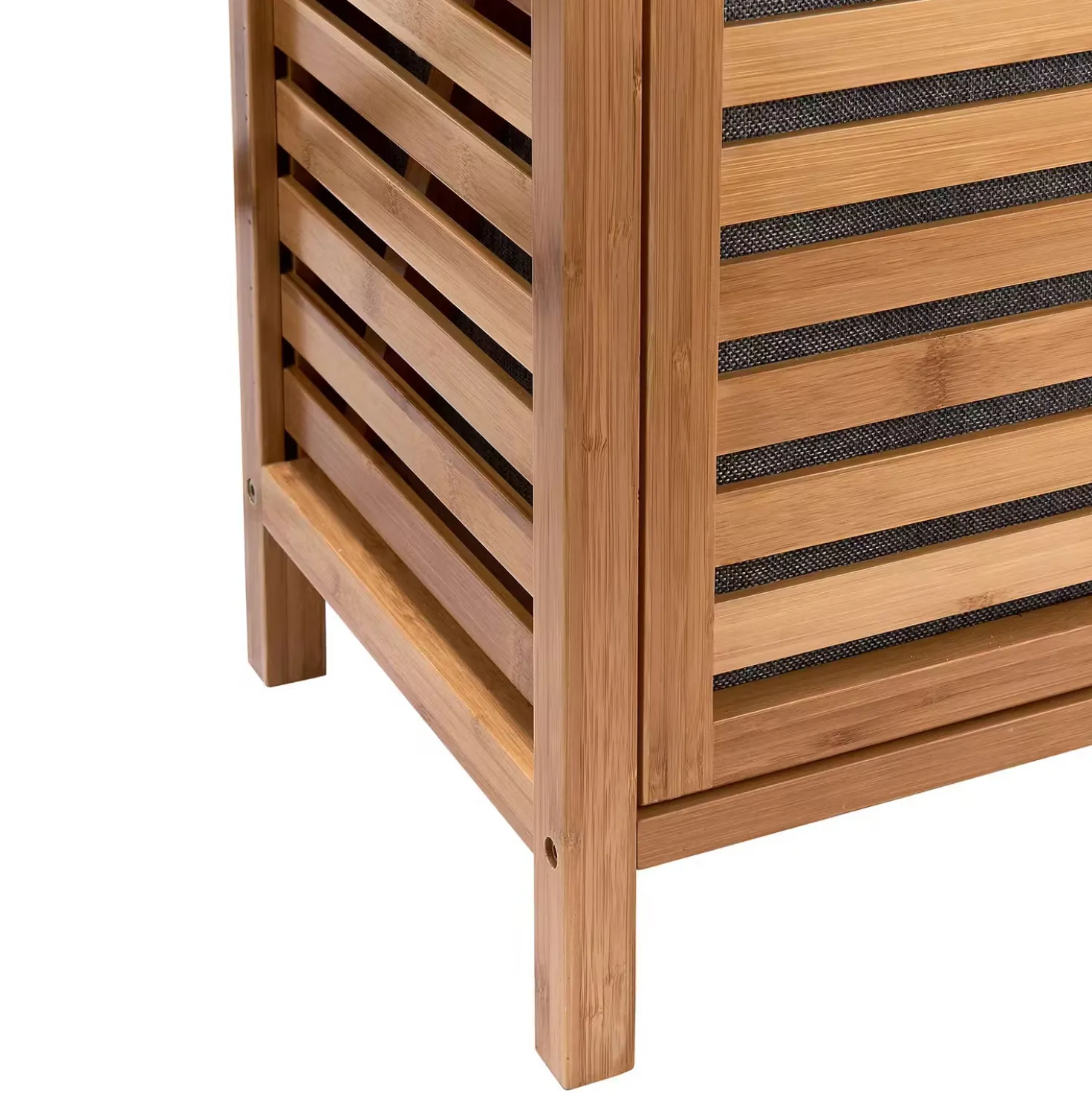 BIG BAMBOO Regal mit Wäschekorb