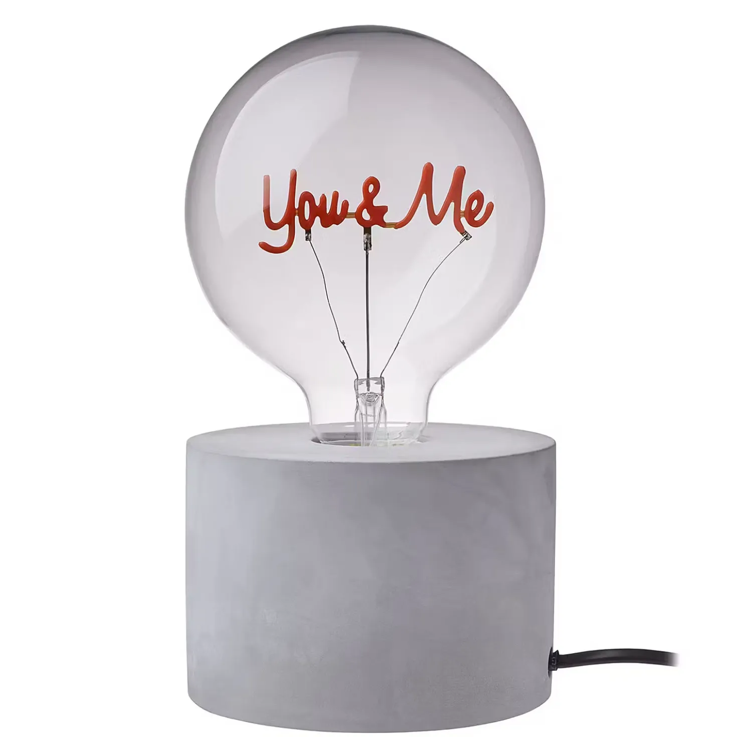 LED-Glühlampe BRIGHT LIGHT You & Me