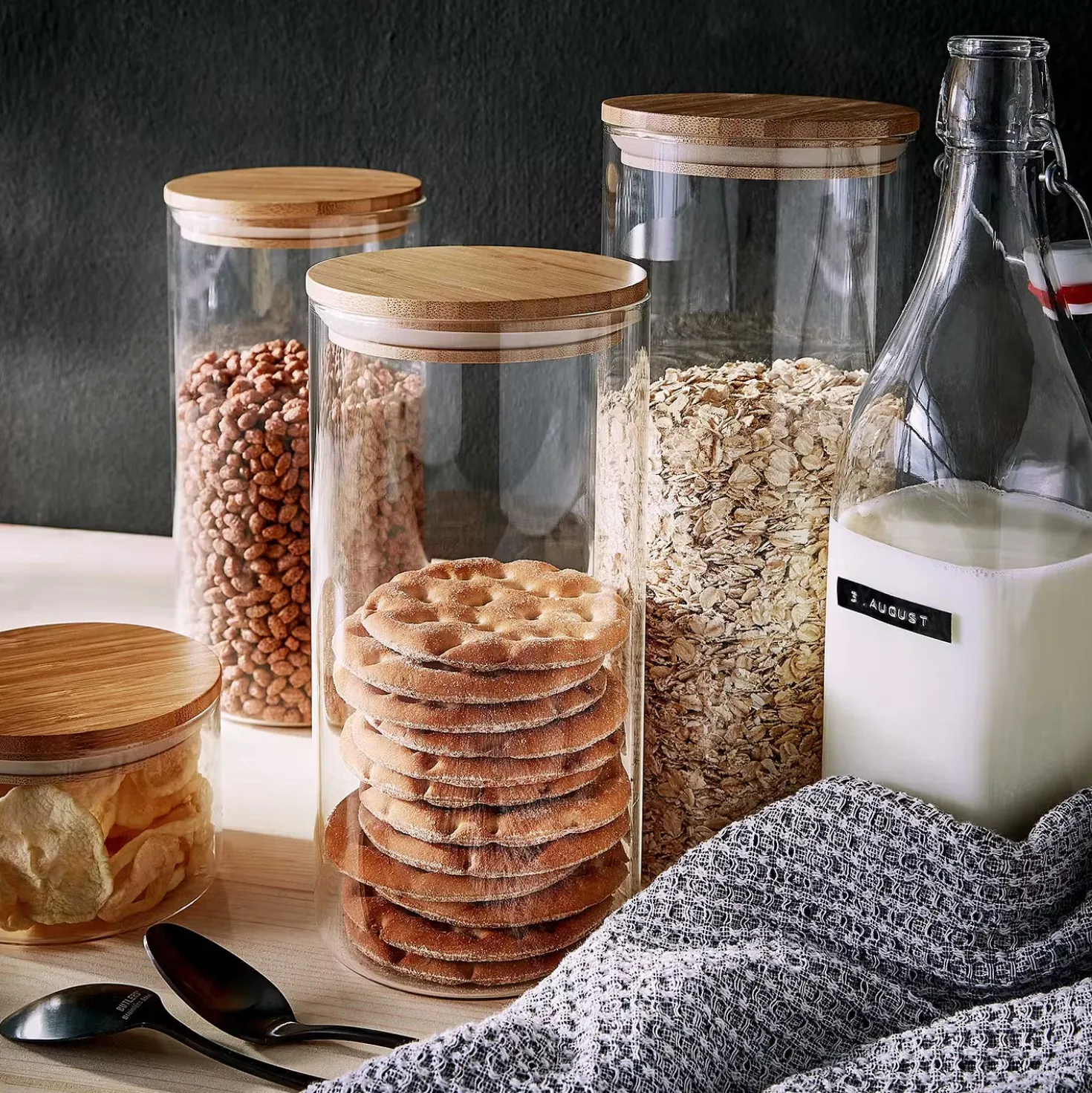 WOODLOCK Vorratsglas 4er-Set